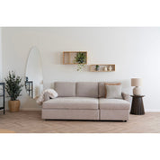 House Nordic Belfast bäddsoffa schäslong, Dark Sand - Azalea Home