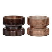 House Nordic Blockljusstake 2 - Pack, Amber / Brun - Azalea Home