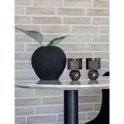 House Nordic Bolzano Barbord Ø70, Vit / Svart - Azalea Home