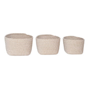 House Nordic Cadima korgar 3 - Pack, Beige - Azalea Home