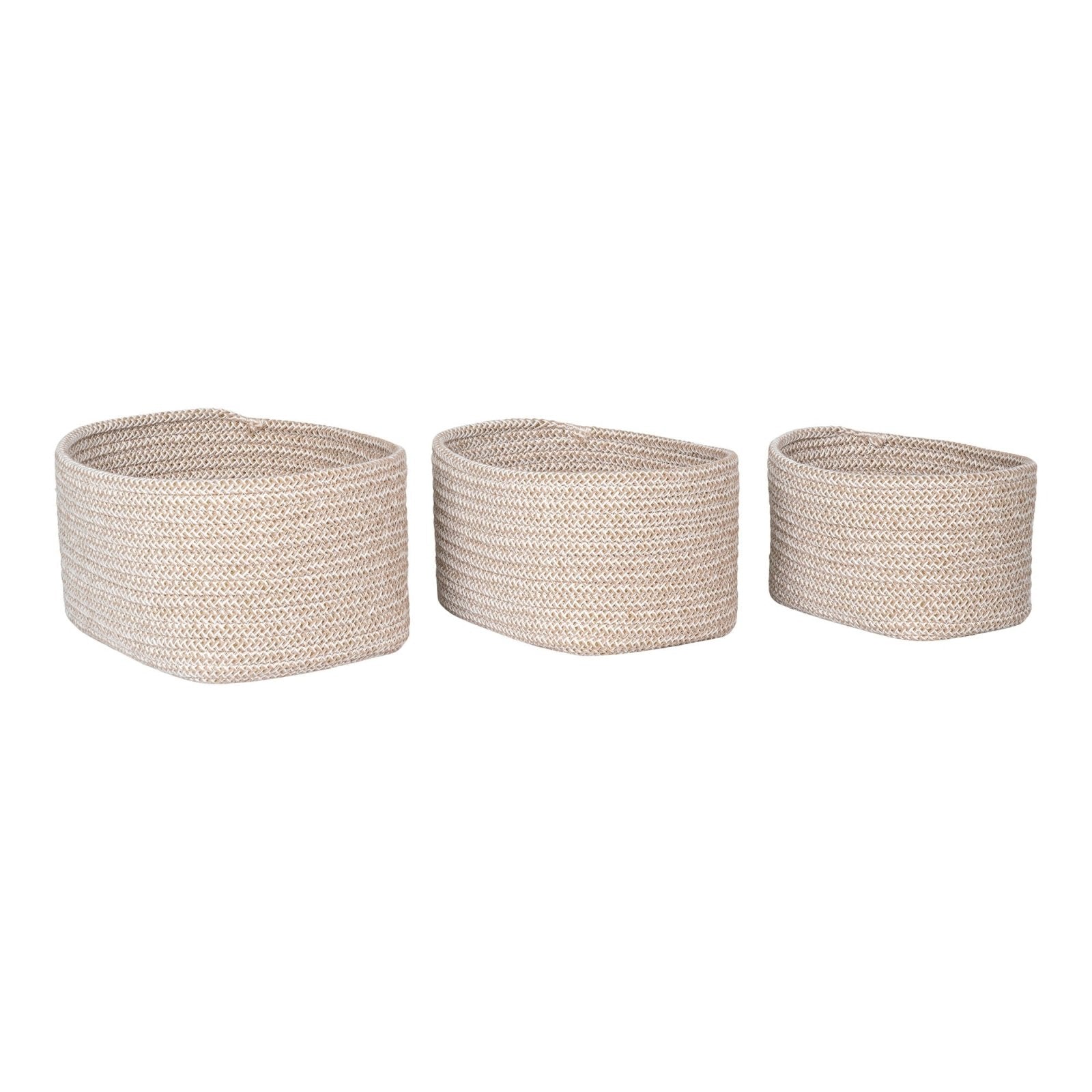House Nordic Cadima korgar 3 - Pack, Beige - Azalea Home