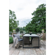 House Nordic Denver Trädgårdsbord, Grå/svart - Azalea Home