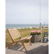 House Nordic Derby Trädgårdsfåtölj, Teak - Azalea Home