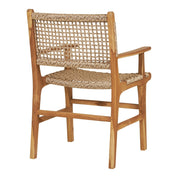 House Nordic Derby Trädgårdsstol med armstöd, Natur - Azalea Home