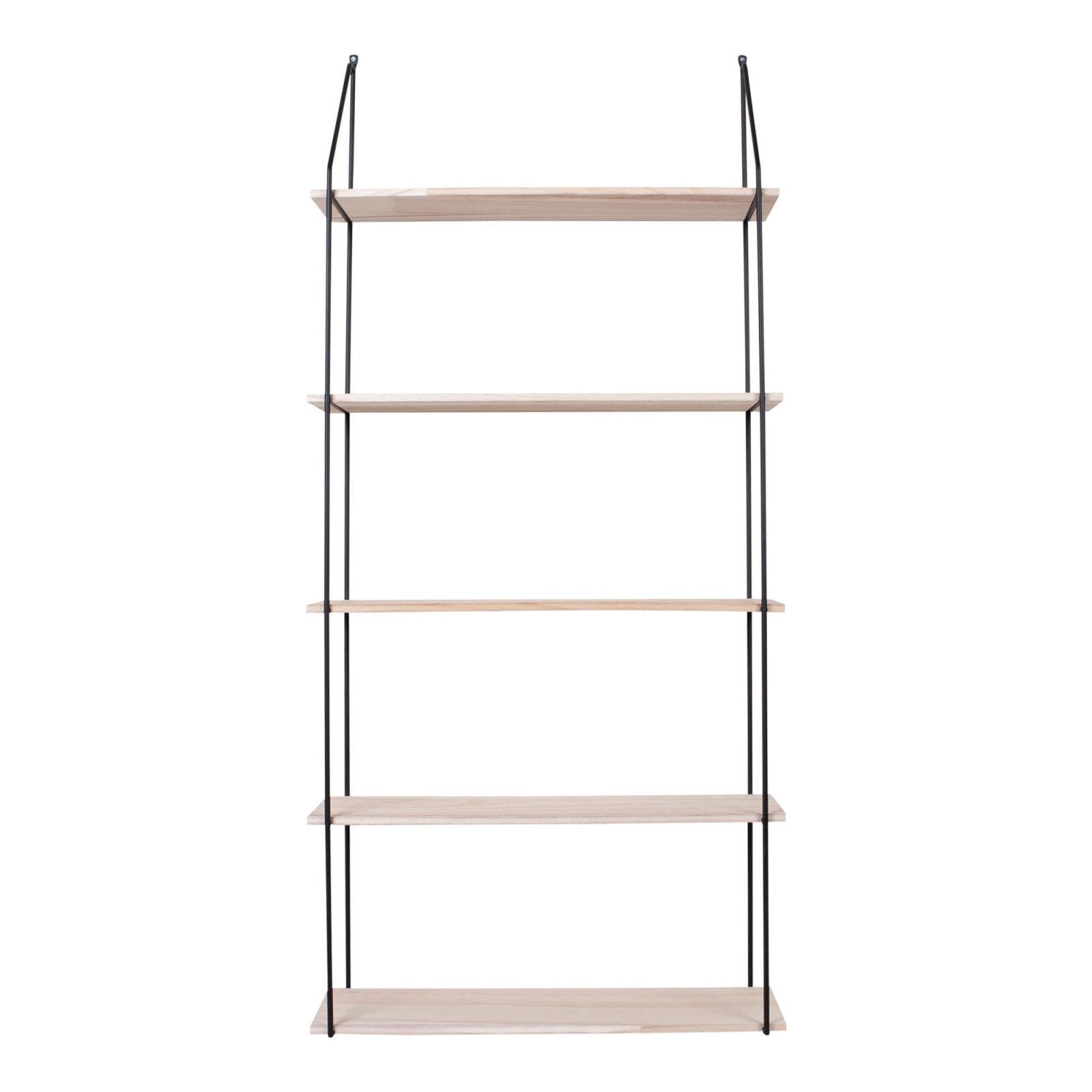 House Nordic Eindhoven vägghylla, Svart / Natur - Azalea Home