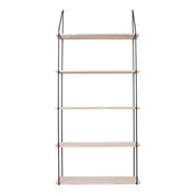 House Nordic Eindhoven vägghylla, Svart / Natur - Azalea Home