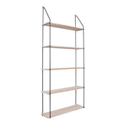 House Nordic Eindhoven vägghylla, Svart / Natur - Azalea Home