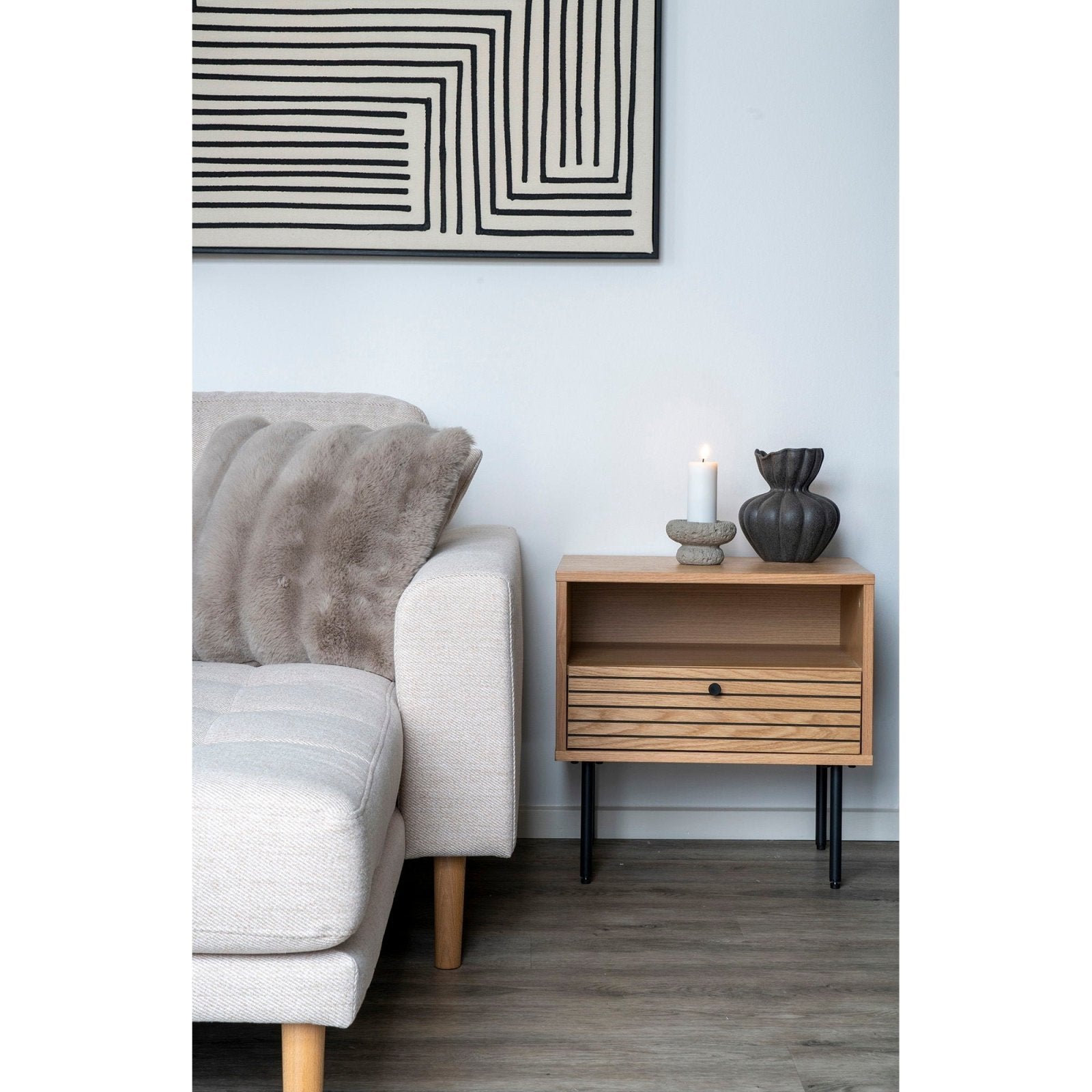 House Nordic Galena kudde 45x45, Beige - Azalea Home