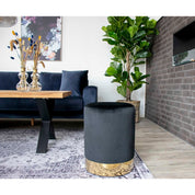 House Nordic Gamby Sittpuff, Svart - Azalea Home