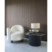 House Nordic Honolulu fåtölj, Vit - Azalea Home