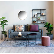 House Nordic Jersey Väggspegel Ø60, Mässing - Azalea Home