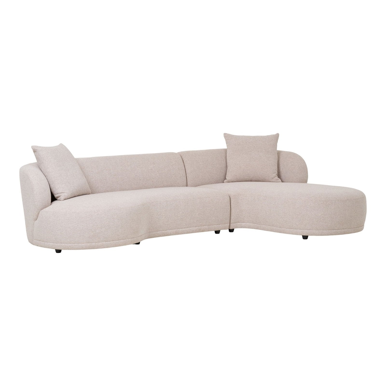 House Nordic Kingston Divansoffa, Beige - Azalea Home