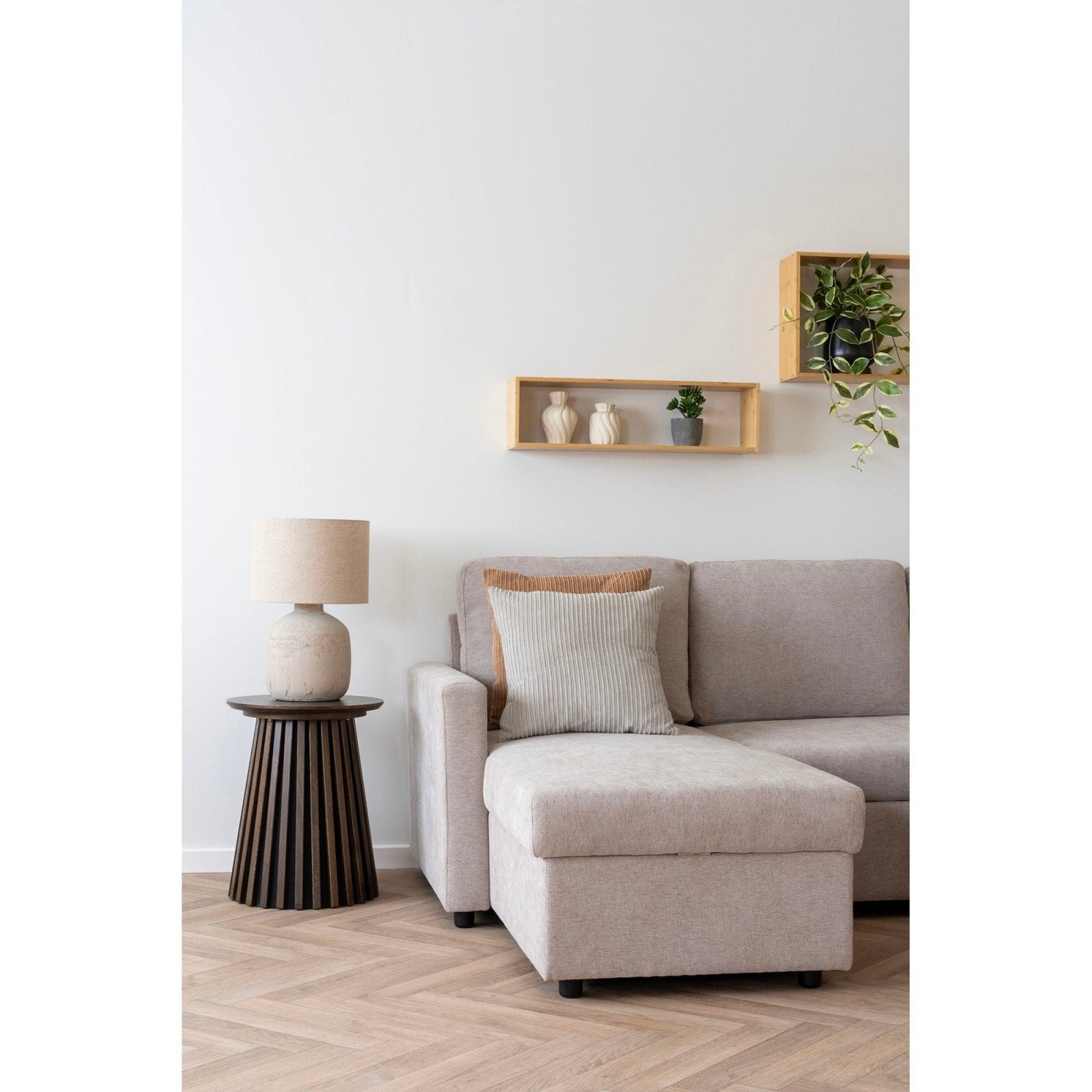 House Nordic Kobe kudde 45x45, Sand - Azalea Home