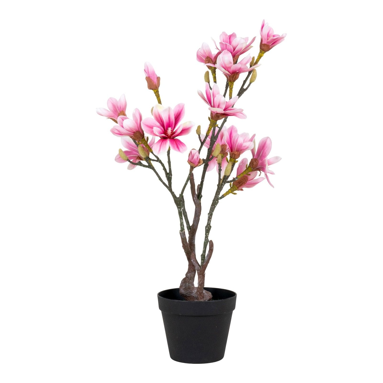 House Nordic Konstväxt Magnoliaträd H74cm, Rosa - Azalea Home