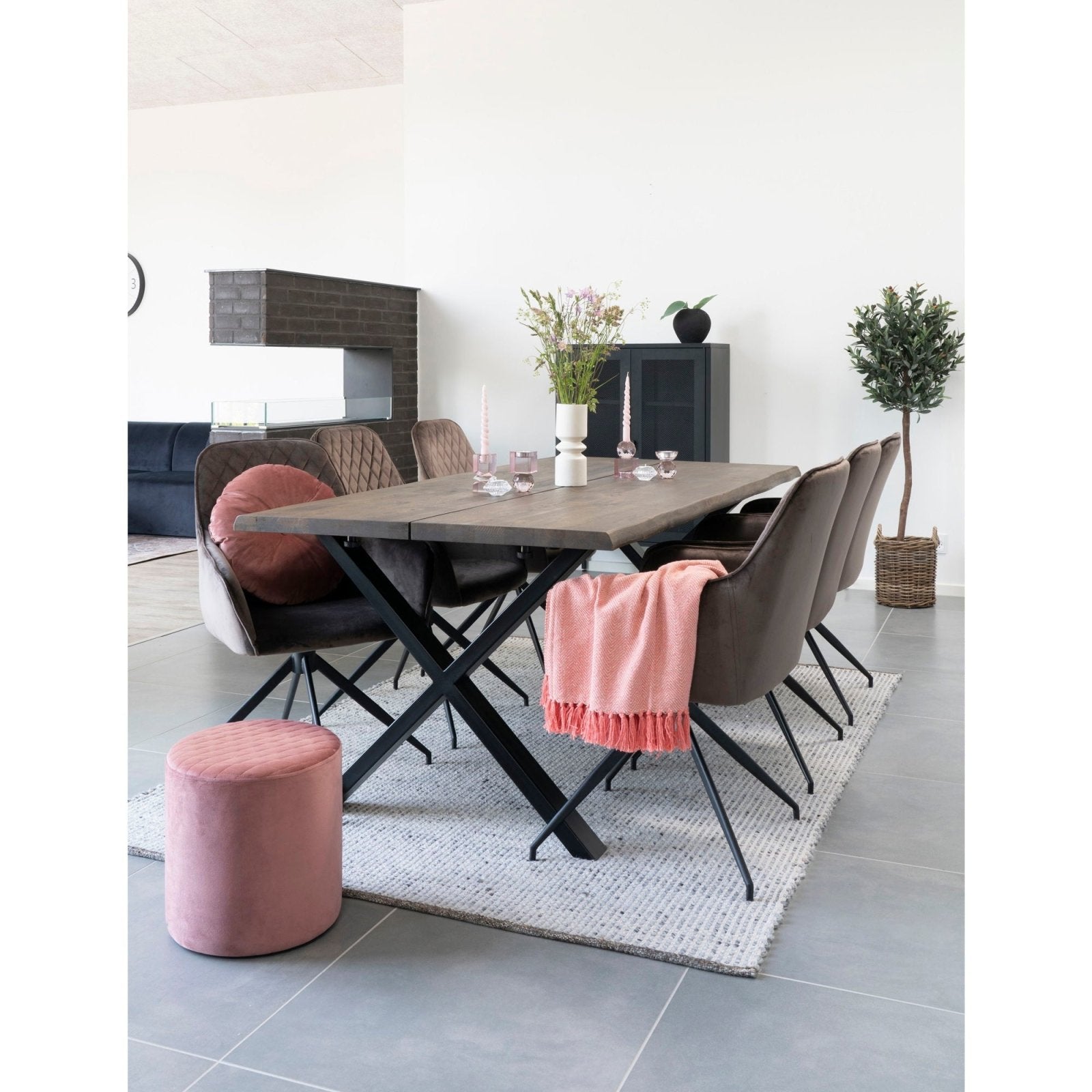 House Nordic Konstväxt Olivträd, Grön - Azalea Home