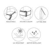 House Nordic Lyxöverdrag, Svart - Azalea Home