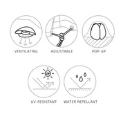 House Nordic Lyxöverdrag, Svart - Azalea Home