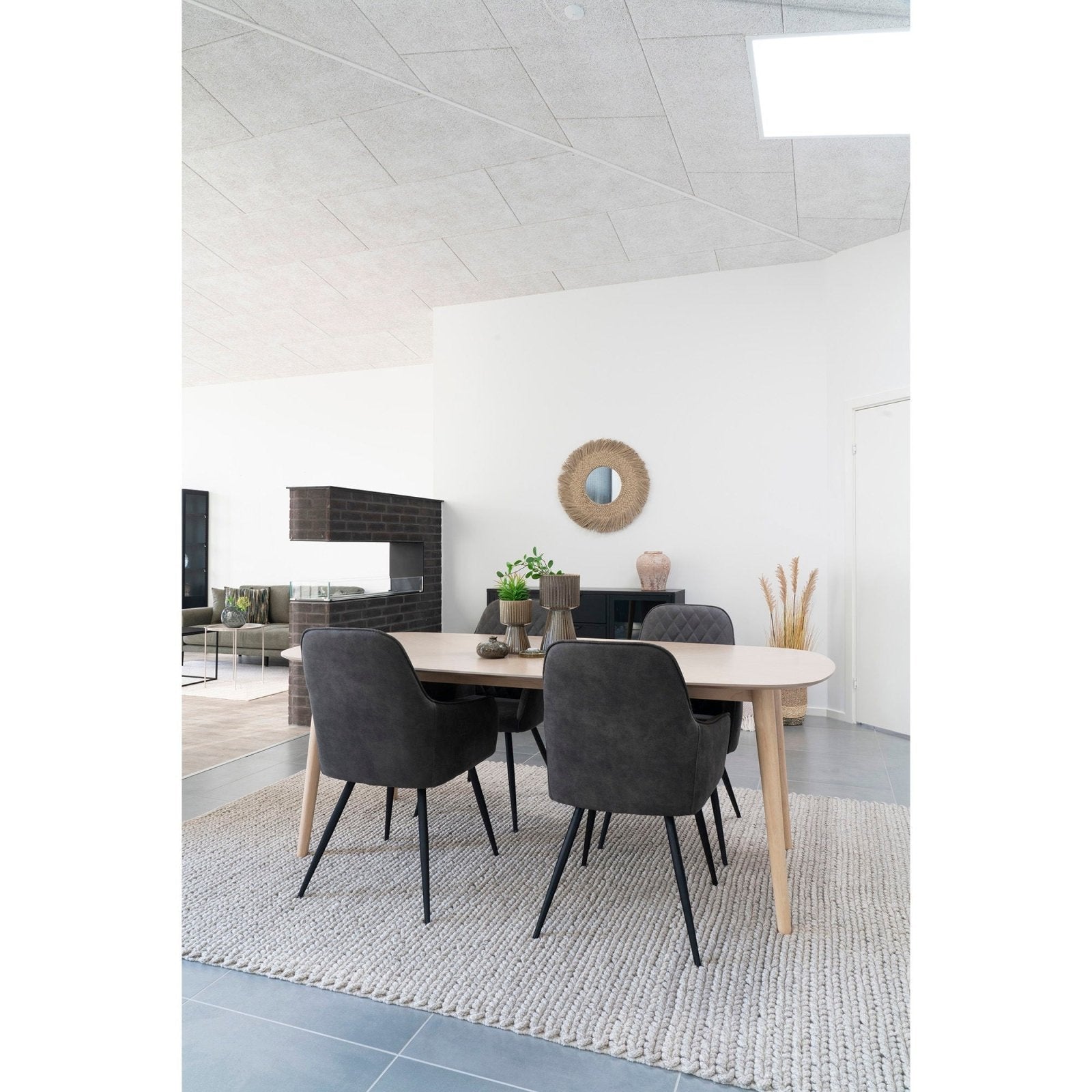 House Nordic Mandi Ullmatta 200x300, Natur - Azalea Home