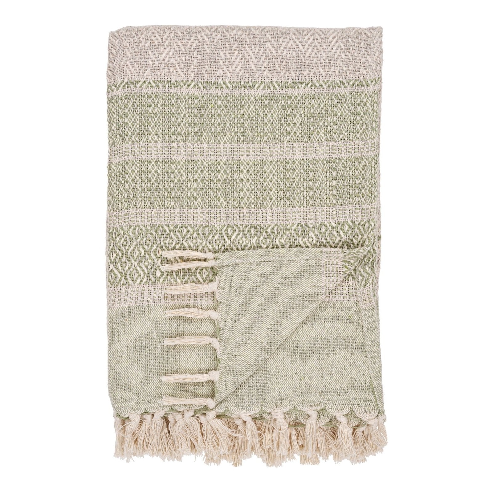 House Nordic Manisa pläd 180x130, Grön - Azalea Home