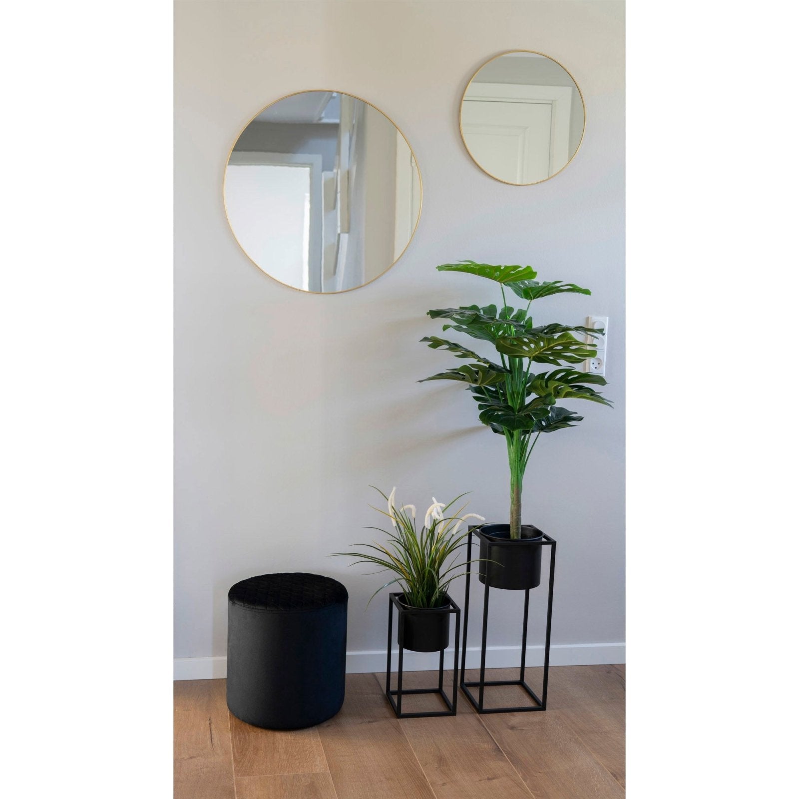 House Nordic Marla blomkrukor 2 - Pack, Svart - Azalea Home