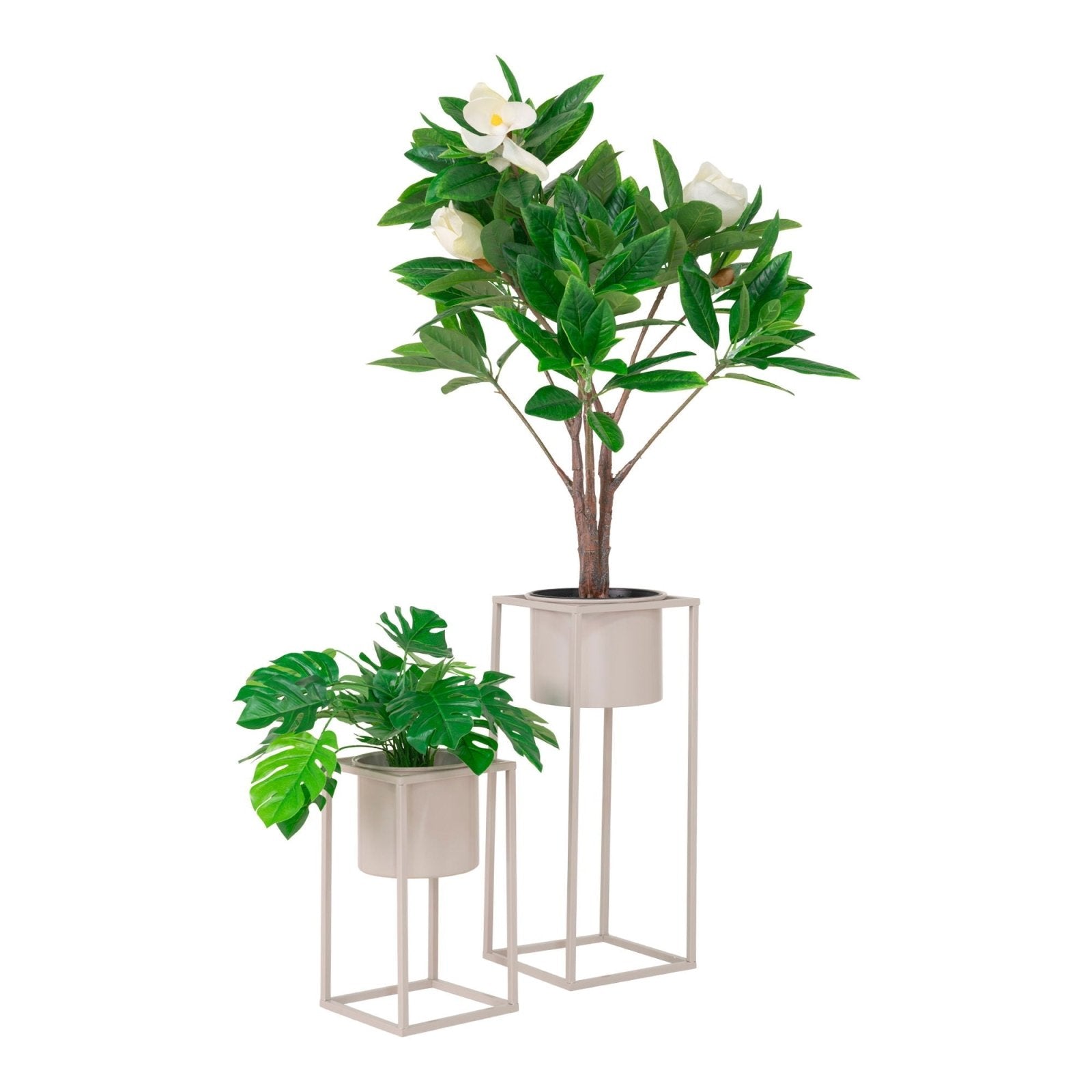 House Nordic Marla blomkrukor, Beige/grå - Azalea Home