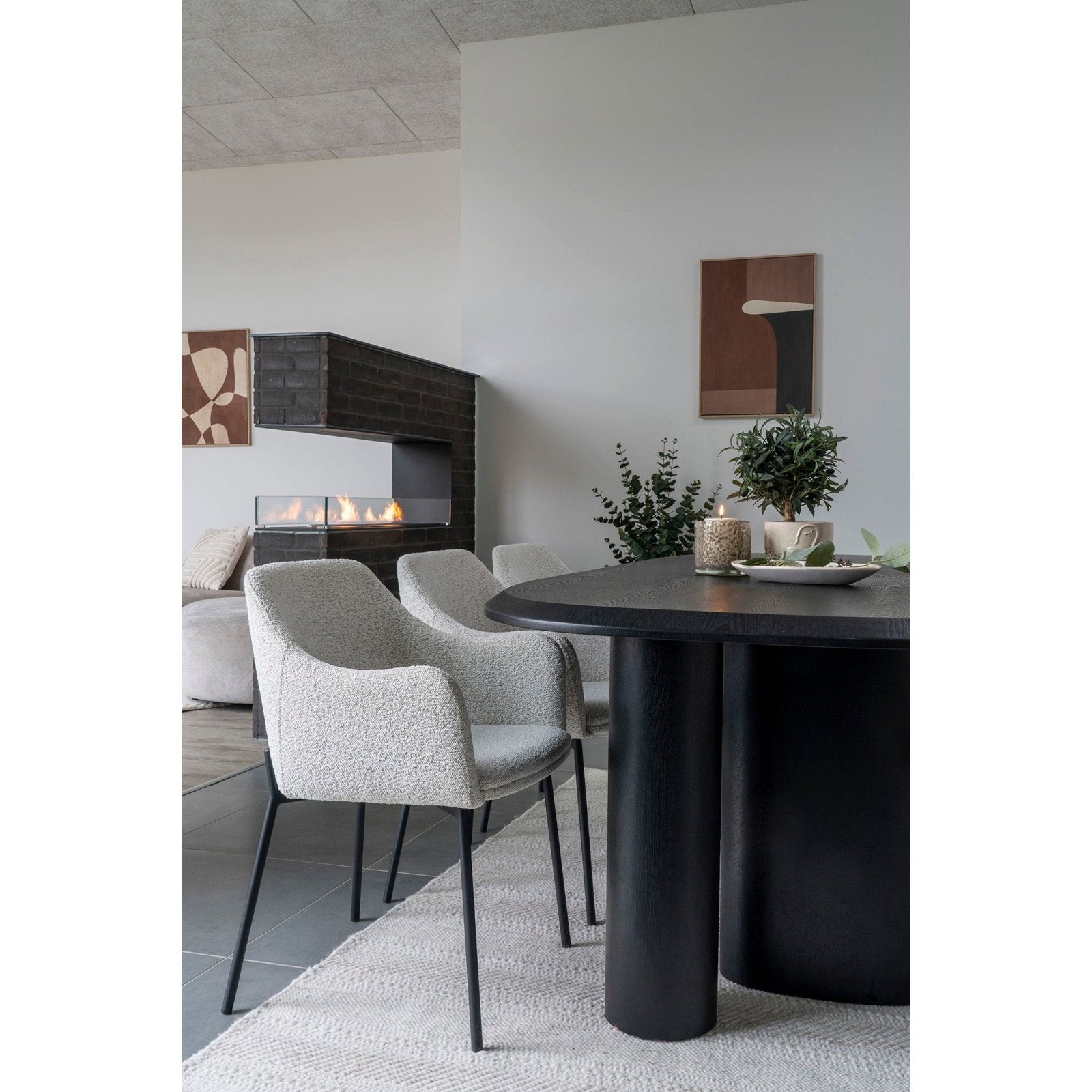 House Nordic Melilla Matstol, Vit - Azalea Home