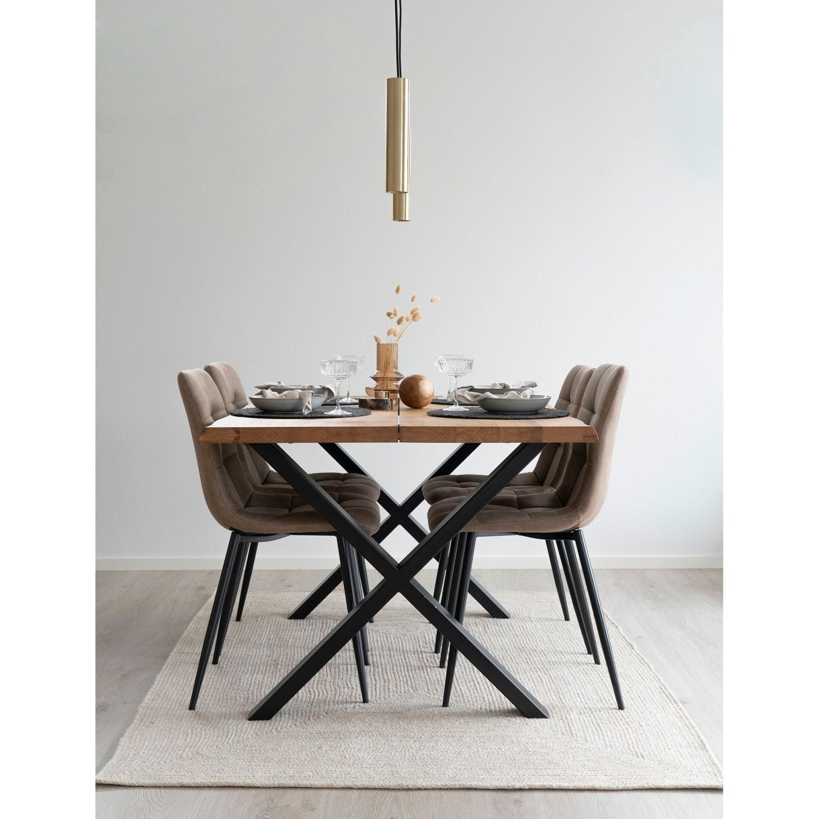 House Nordic Menorca Utematta 140x200, Sand - Azalea Home
