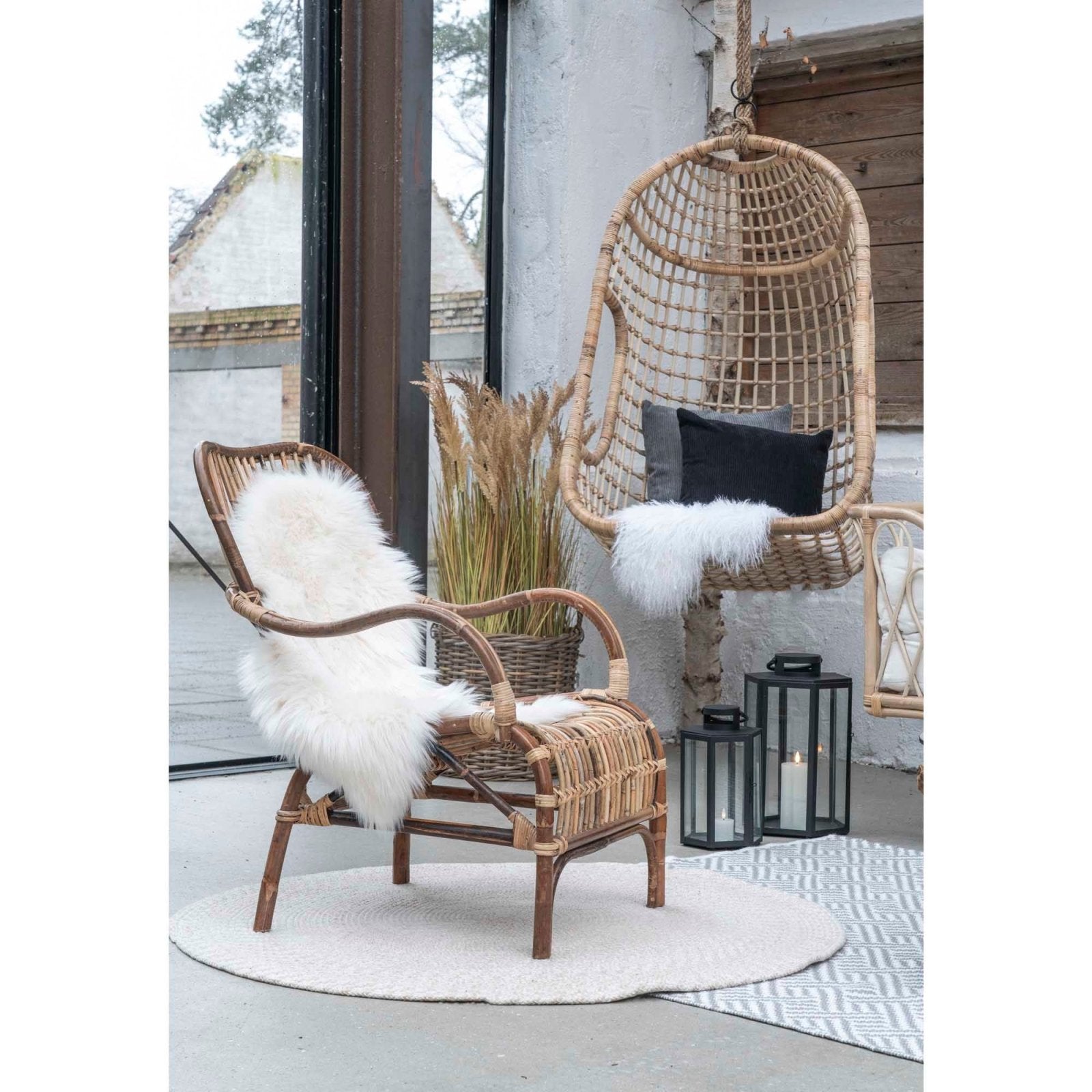 House Nordic Menorca Utematta Ø120, Sand - Azalea Home