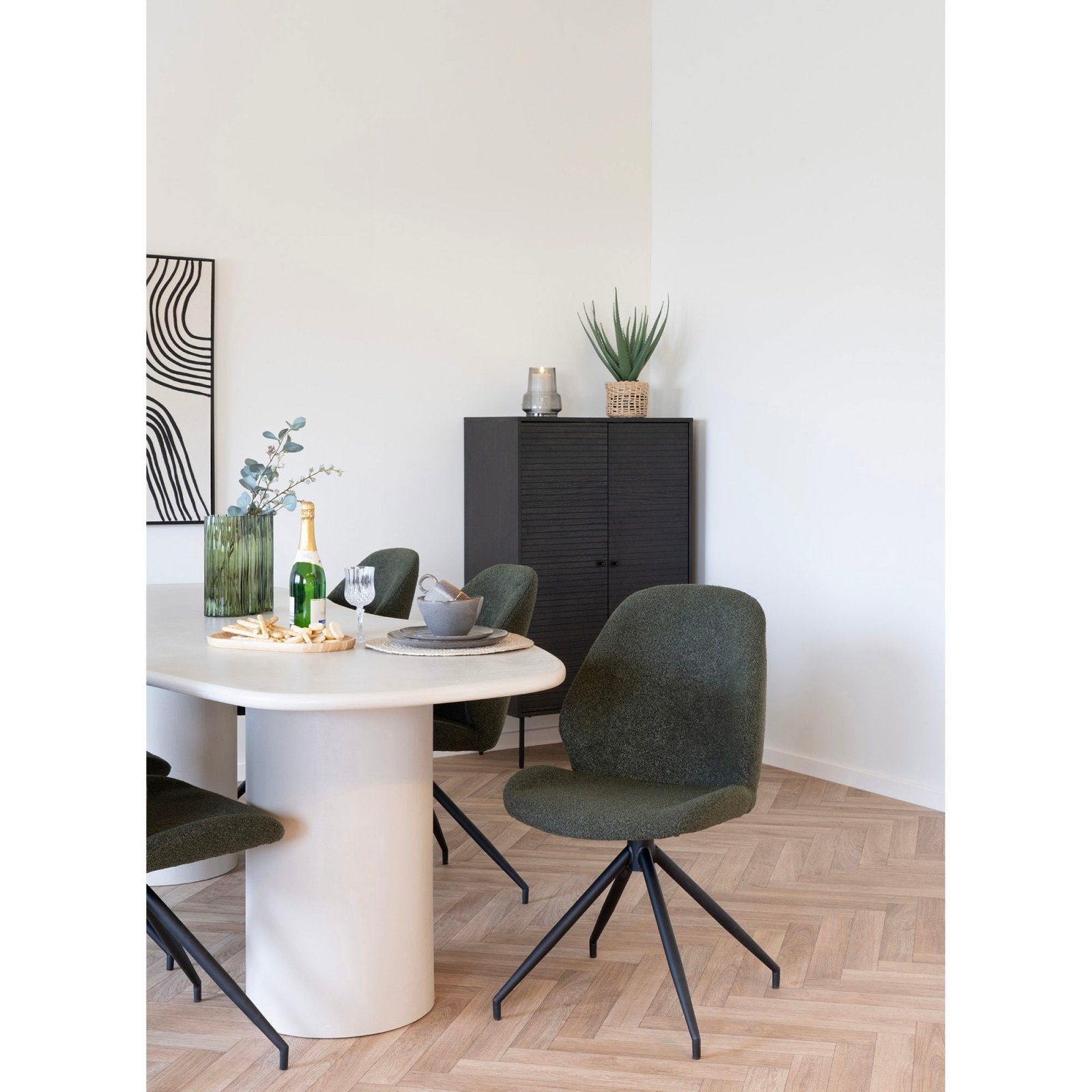 House Nordic Monte Carlo Matstol, Grön - Azalea Home