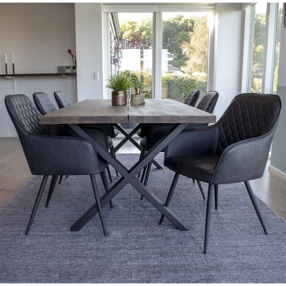 House Nordic Montpellier matbord 200x95, Brun - Azalea Home