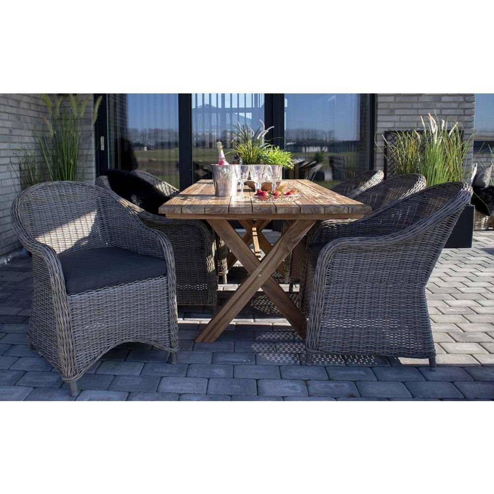 House Nordic Murcia Trädgårdsbord 200x90, Natur - Azalea Home