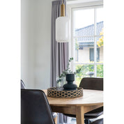 House Nordic Nerja bricka, Natur/svart - Azalea Home