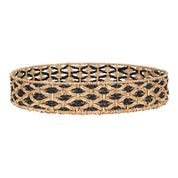 House Nordic Nerja bricka, Natur/svart - Azalea Home