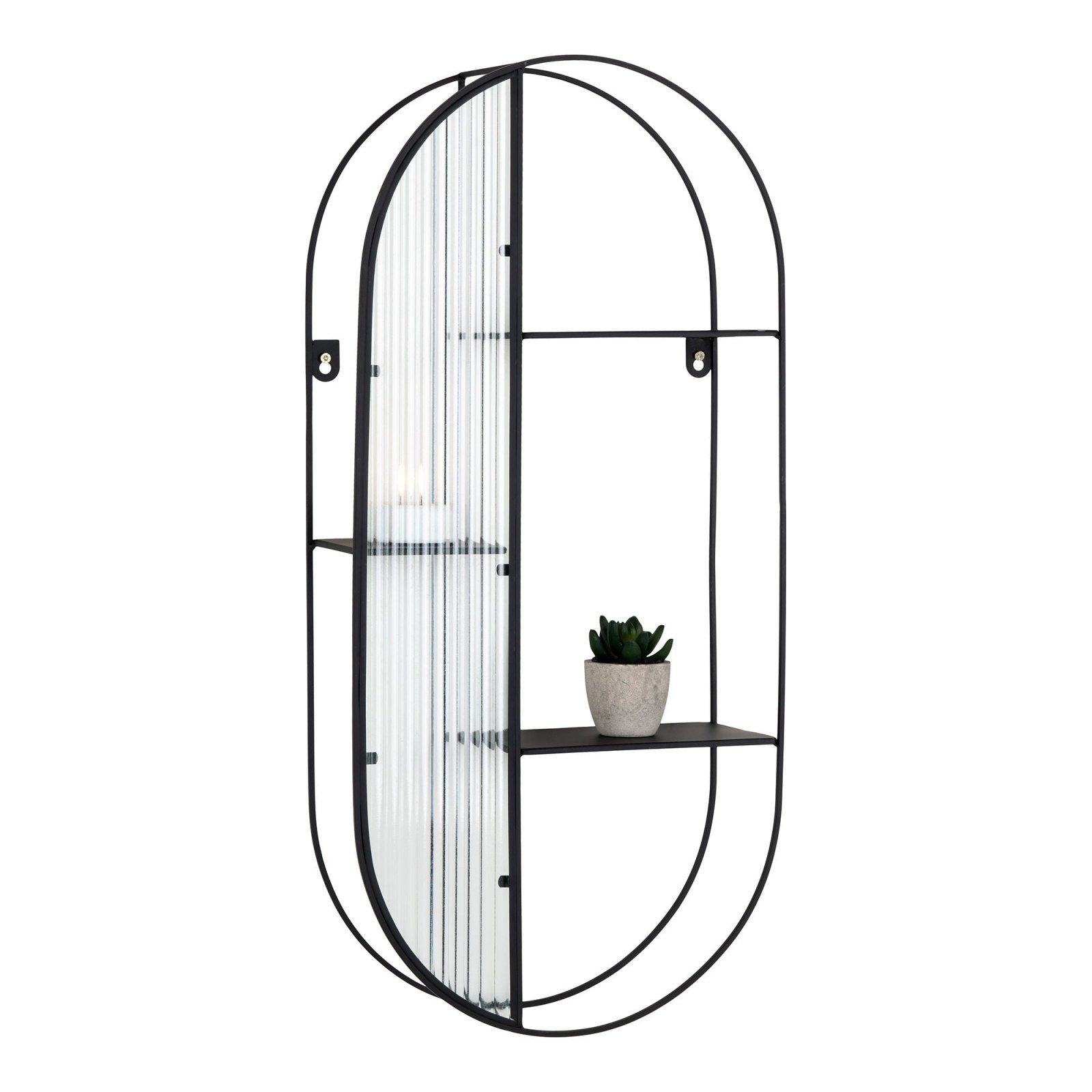 House Nordic Newcastle hylla, Svart - Azalea Home