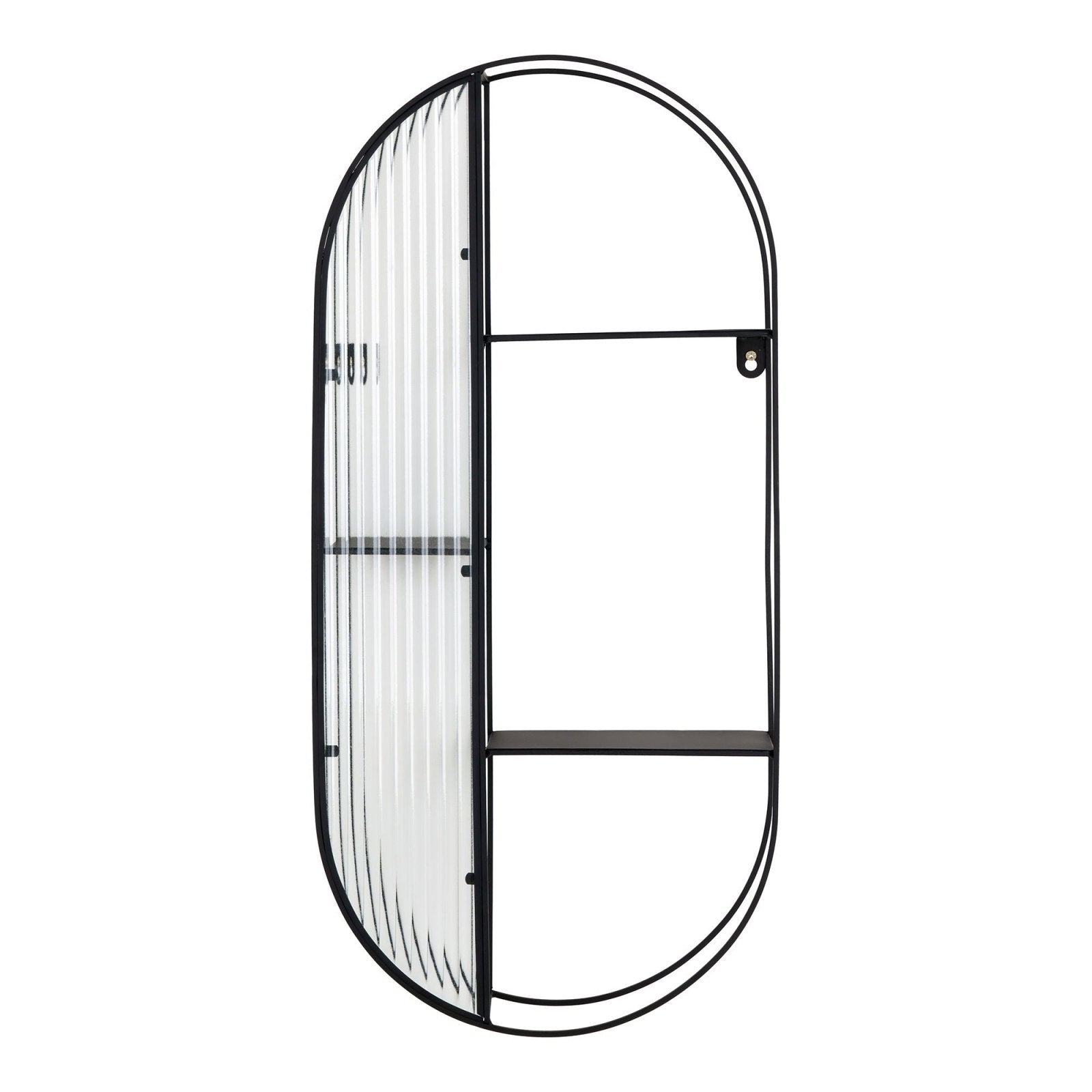 House Nordic Newcastle hylla, Svart - Azalea Home