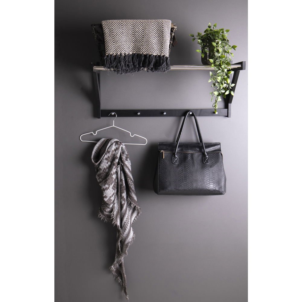 House Nordic Padova hatthylla, Svart - Azalea Home