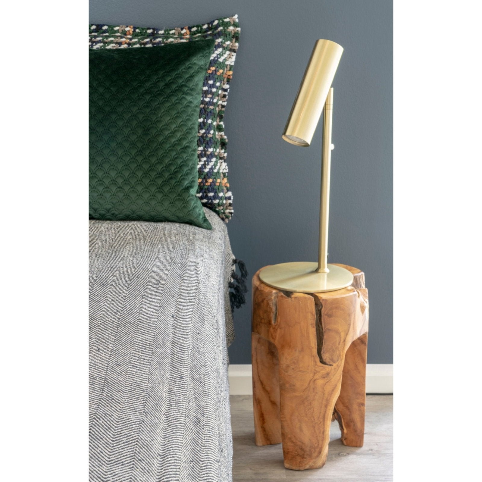 House Nordic Paris bordslampa, Mässing - Azalea Home