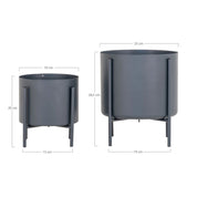 House Nordic Pavia krukor, Grå - Azalea Home