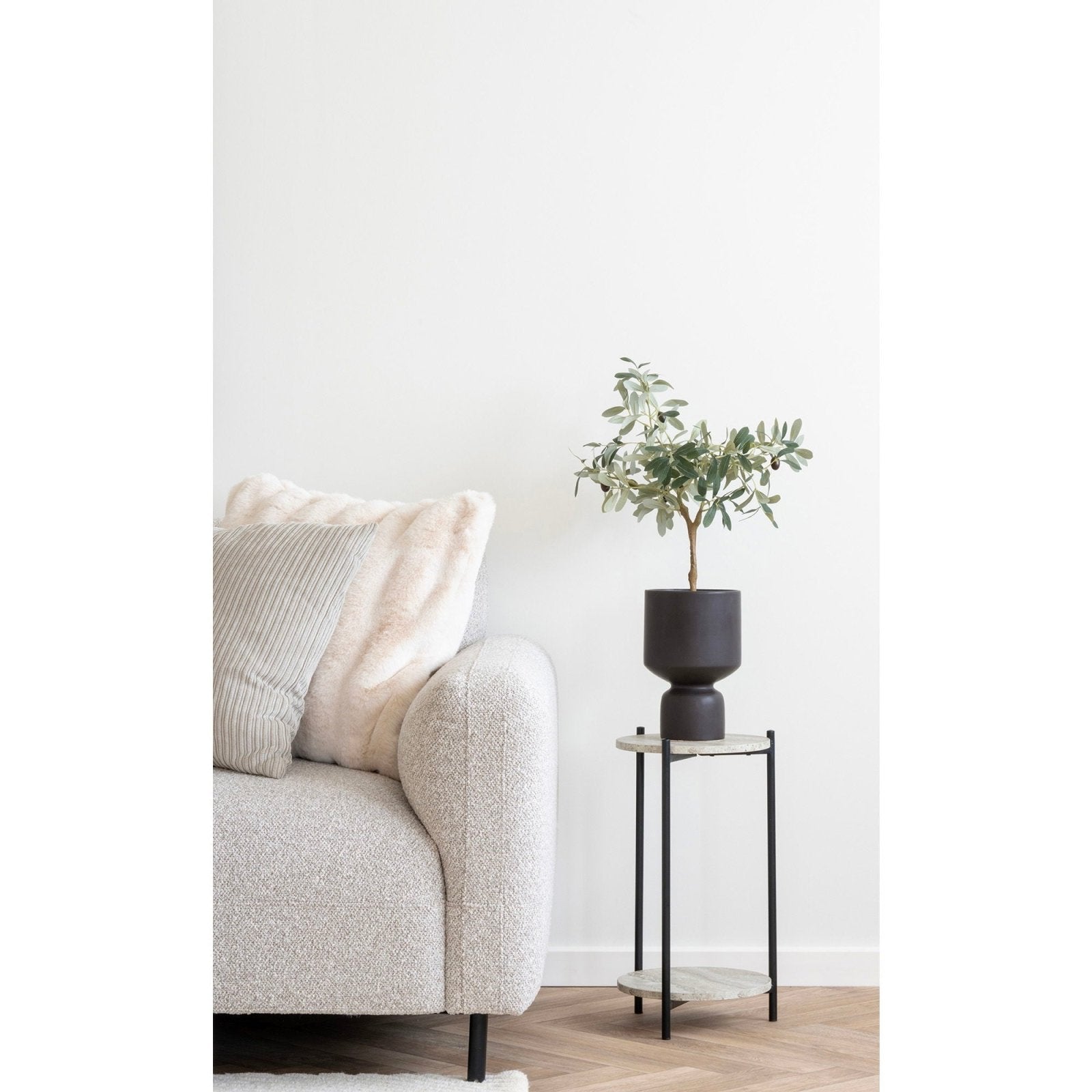 House Nordic Salvador Divansoffa, Ljusgrå - Azalea Home