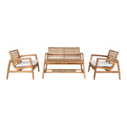 House Nordic Santander loungeset, Teak - Azalea Home