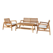 House Nordic Santander loungeset, Teak - Azalea Home