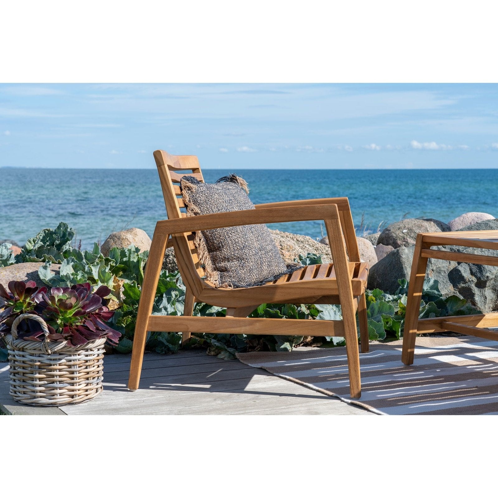 House Nordic Santander loungeset, Teak - Azalea Home