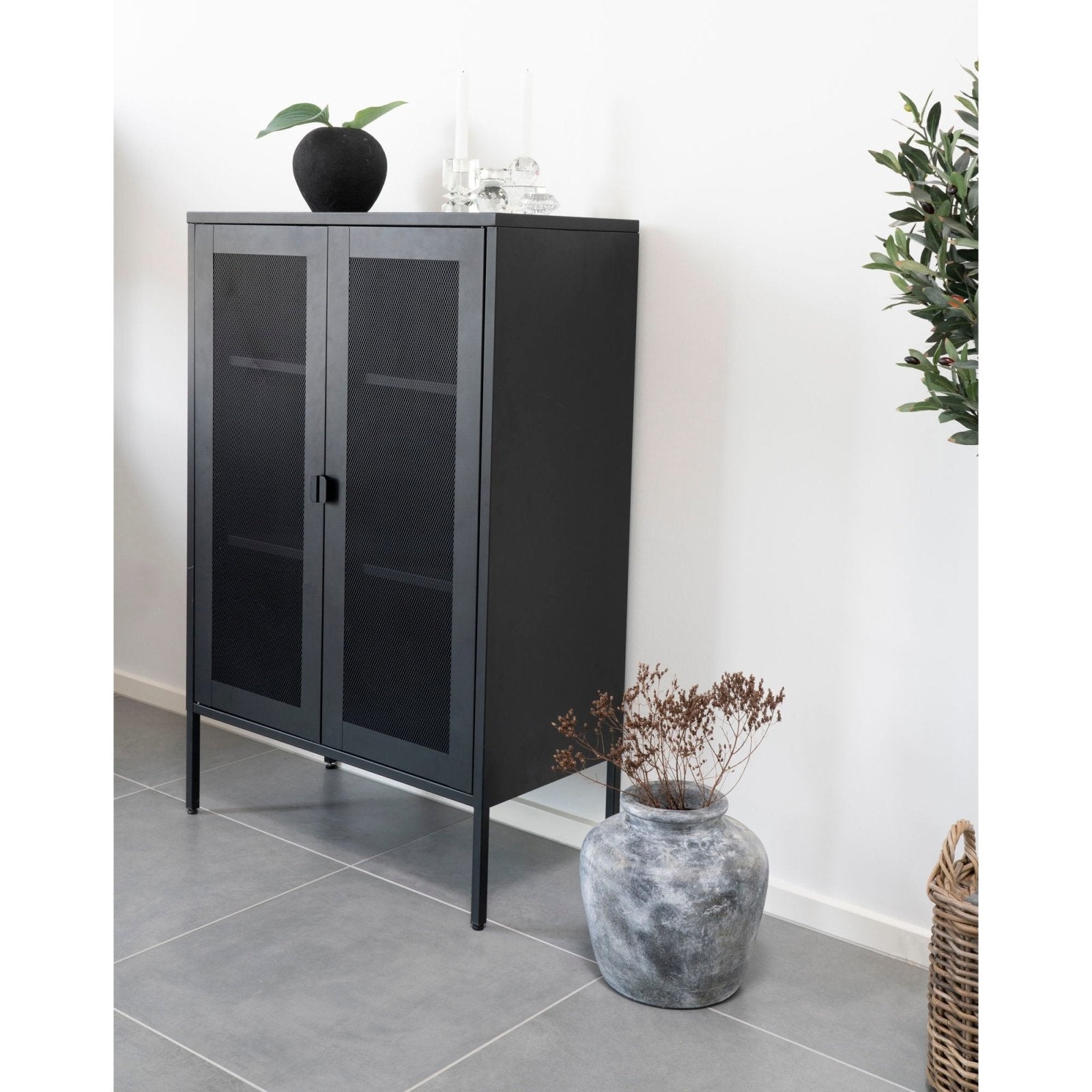 House Nordic Santo dekorationsvas, Antik ljusgrå - Azalea Home