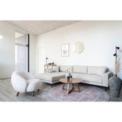 House Nordic Savona fåtölj, Vit - Azalea Home