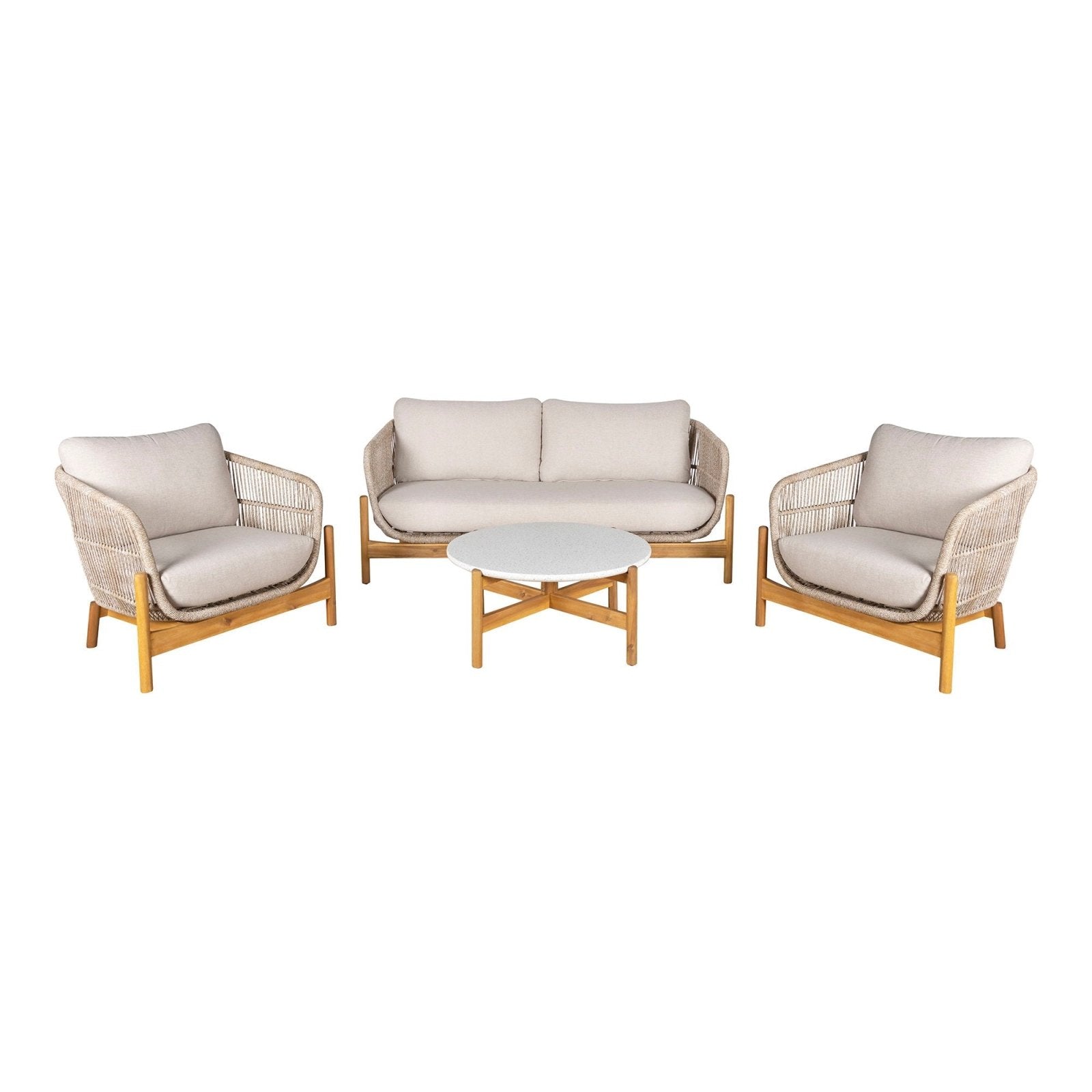 House Nordic Terracina loungeset, Beige - Azalea Home