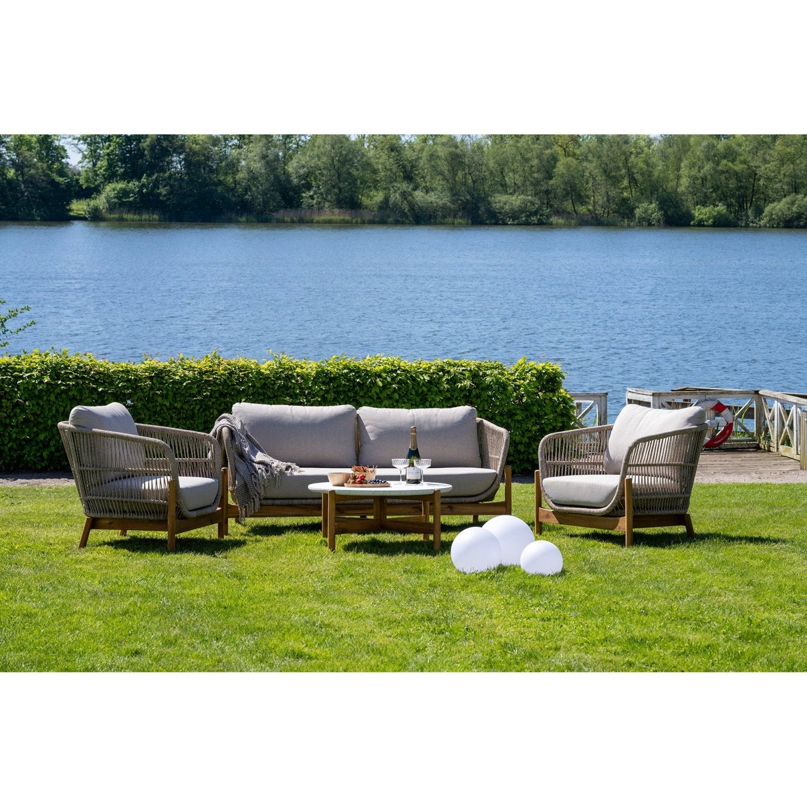 House Nordic Terracina loungesoffa, Beige - Azalea Home