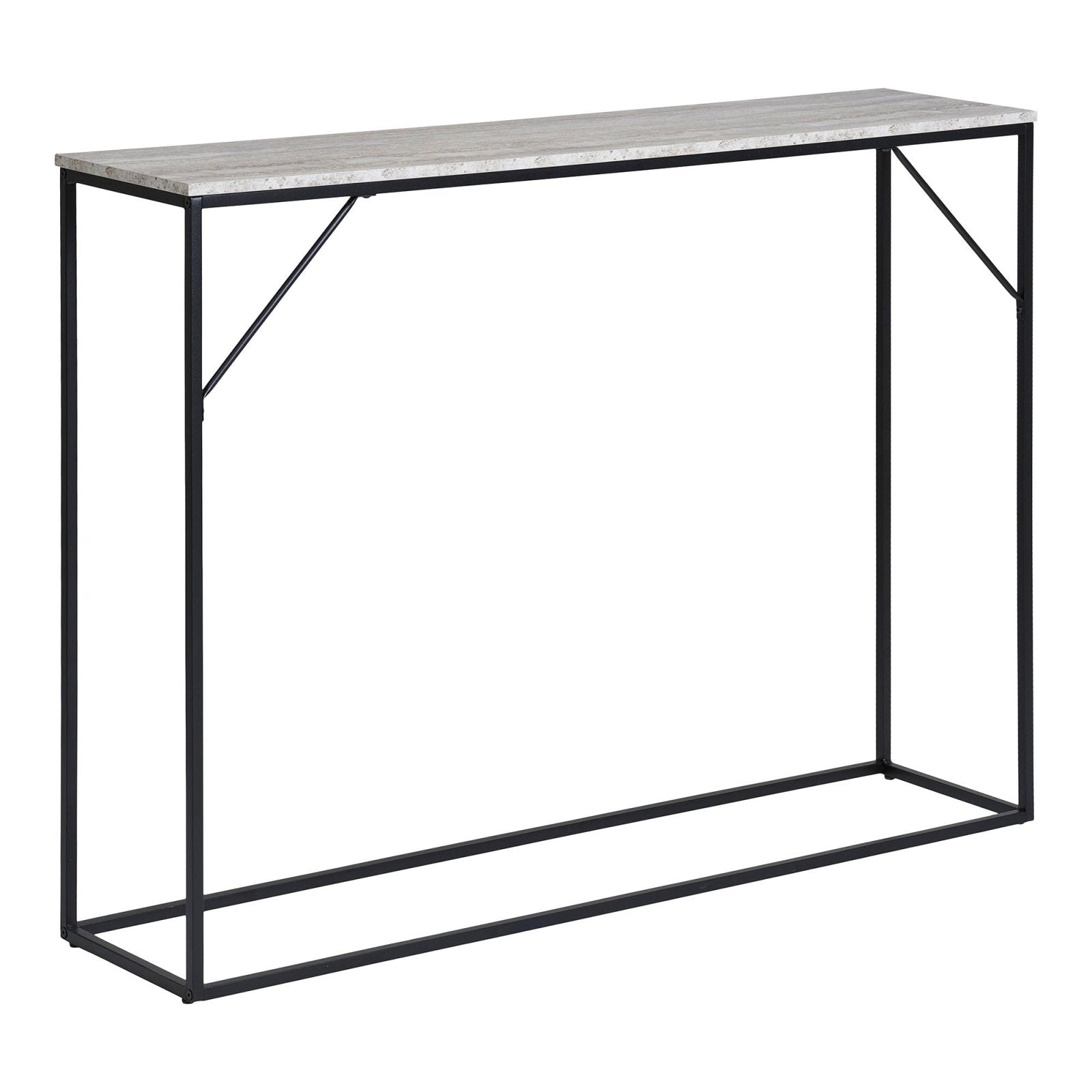 House Nordic Vita konsolbord, Svart / Natur - Azalea Home