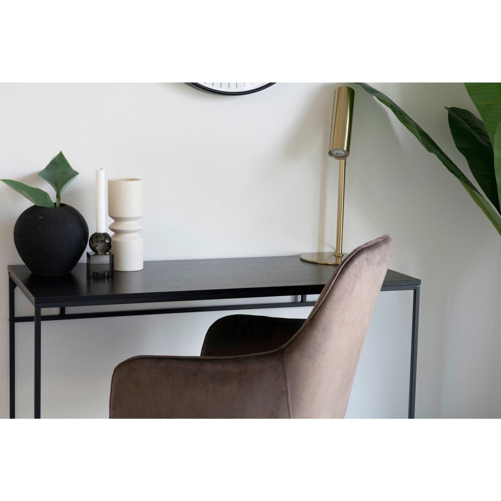 House Nordic Vita skrivbord, Svart - Azalea Home