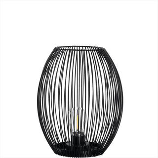 Casolare Lanterna 24 cm Svart med LED