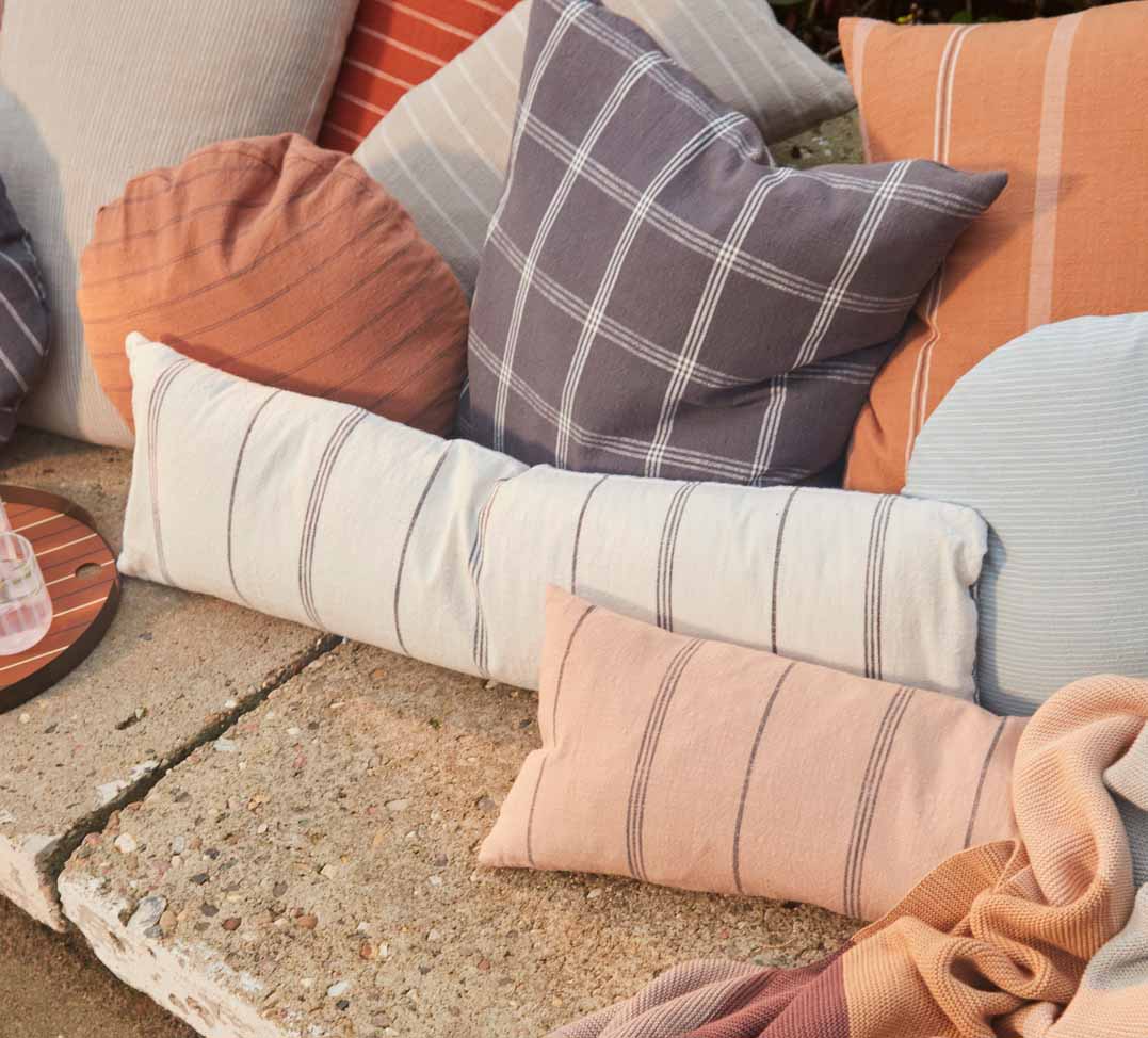 Kyoto Kuddfodral 80x25, Off-white